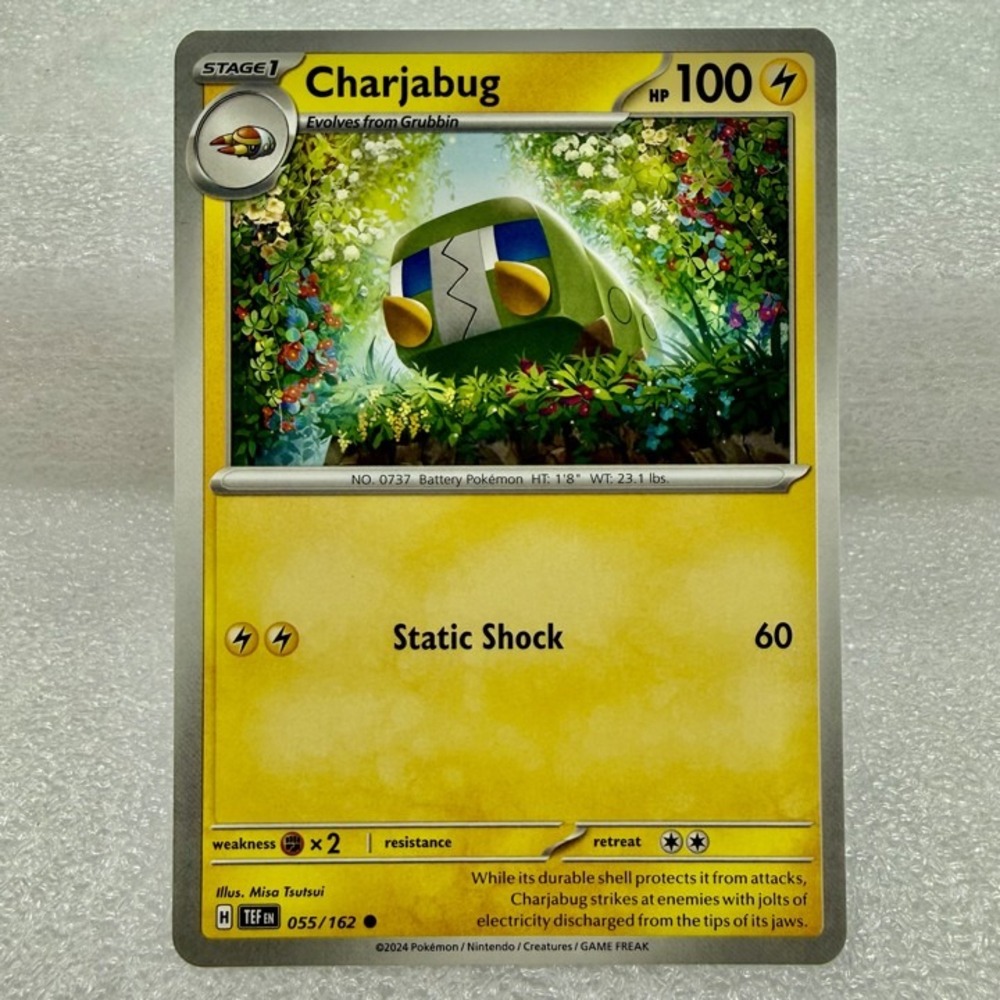 Charjabug 055/162 SV05: Temporal Forces Regular Pokémon TCG Mint Unplayed